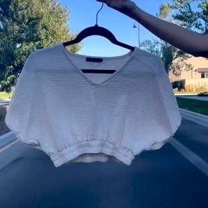 Linen Crop Top (Stone)